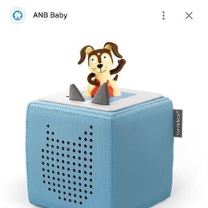 ANB Baby Light Blue Toniebox-Style Kids Audio Toy